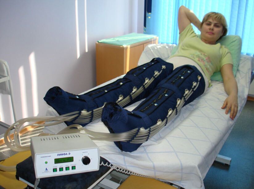 Presoterapie pentru tratamentul varicelor de la picioare